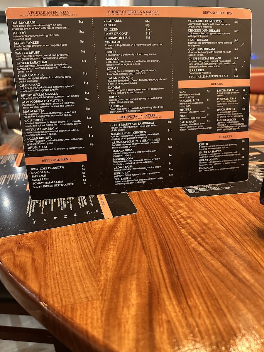 Menu Aroma Indian Kitchen-3