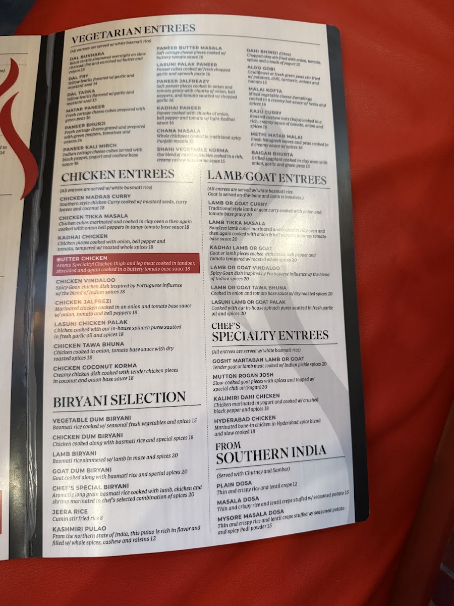 Menu Aroma Indian Kitchen-8